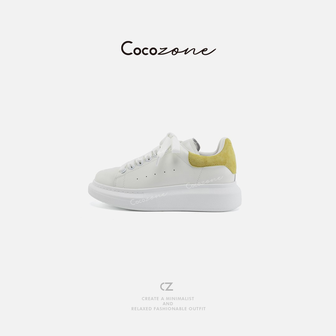 COCO ZONE 刘一一 2025厚底百搭系带通勤女式休闲鞋 CD2A0801主图