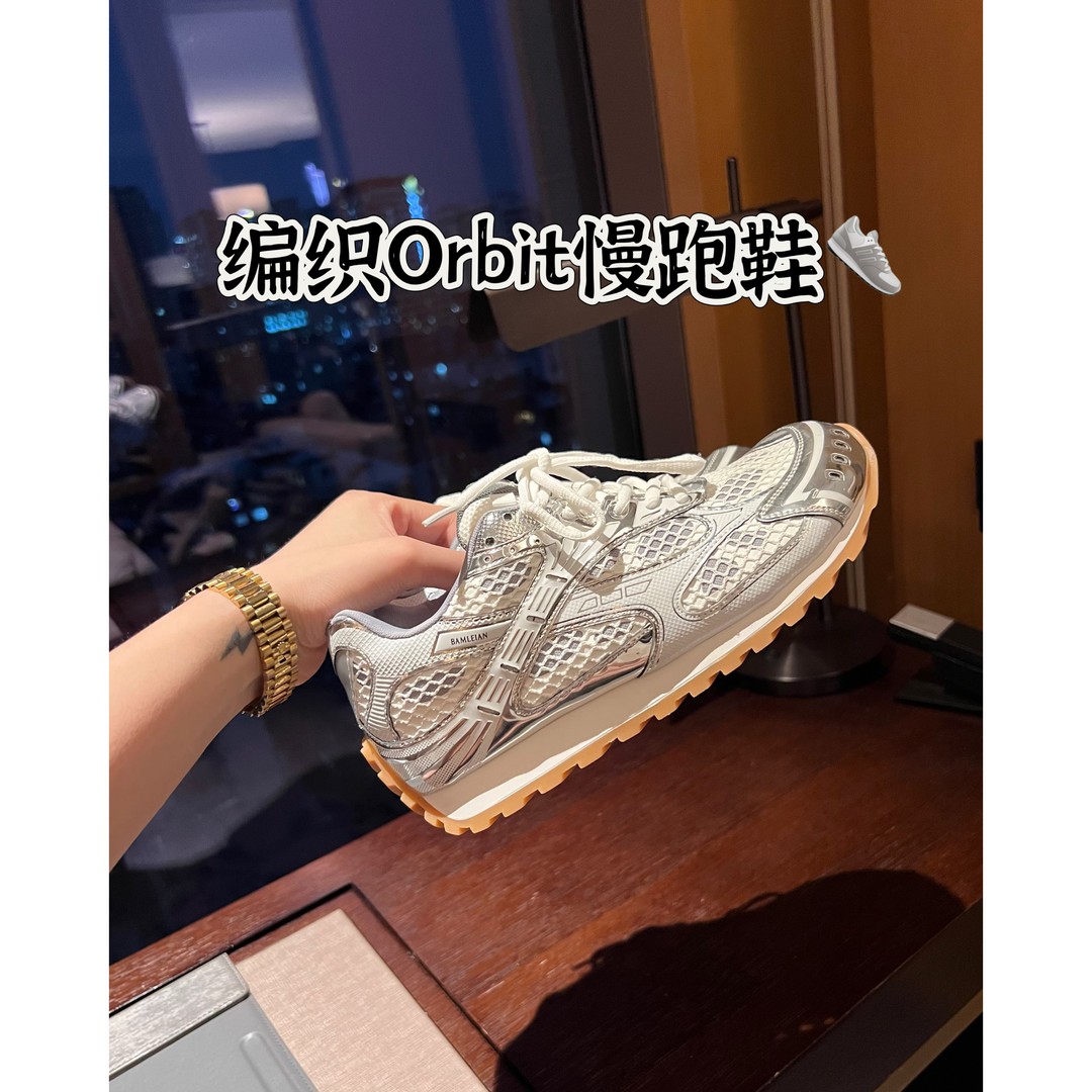 【蝶家Orbit跑步鞋】银角大王25春夏网面透气百搭男士运动休闲鞋主图