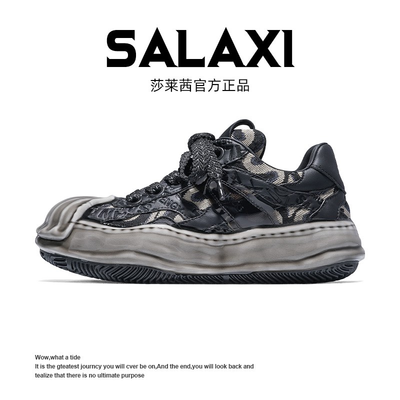 SALAXI【情侣款】欧若风夏季时尚个性刺绣溶解潮鞋百搭运动户外鞋主图