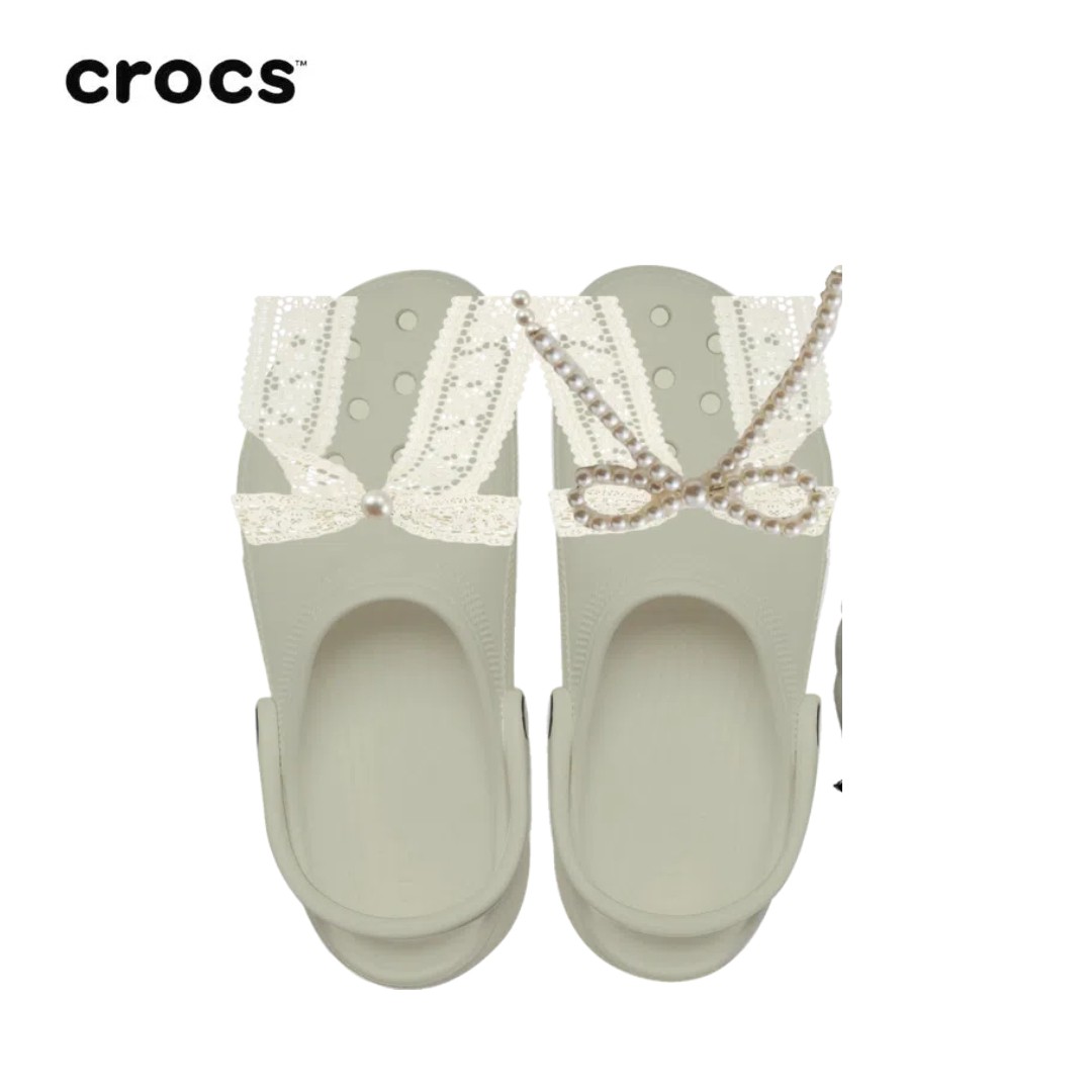 CROCS/卡骆驰【经典珍珠蕾丝云朵】洞洞鞋时尚休闲|211540主图