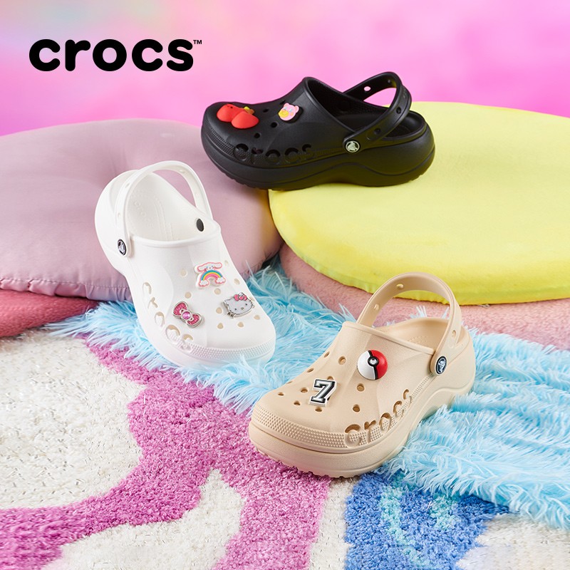 【交个朋友专属】CROCS贝雅云彩洞洞鞋女沙滩鞋拖鞋|208186主图