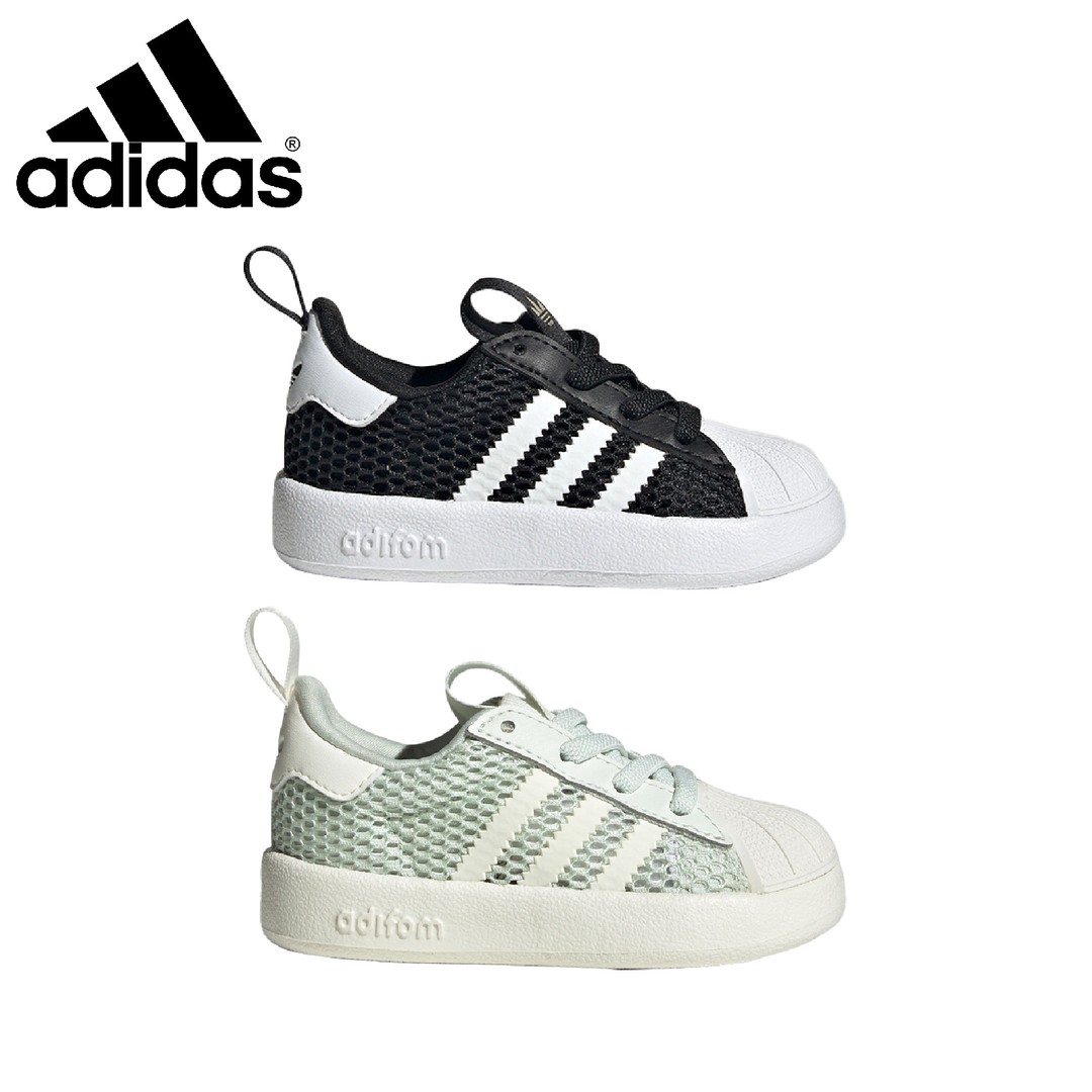阿迪达斯Adidas中性经典网面透气春季婴小童板鞋JR7414主图