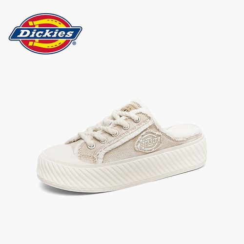 Dickies情侣帆布鞋夏季新款休闲半拖外穿包头休闲鞋网红男女板鞋主图