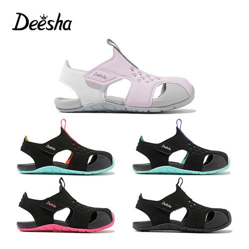 DEESHA/笛莎夏季户外运动溯溪包头凉鞋小飞机透气防滑魔术贴B001主图