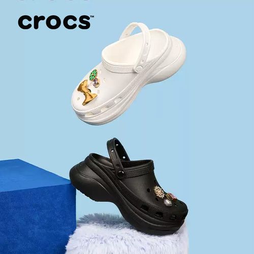 CROCS/卡骆驰【DIY自选鞋花-鲸鱼洞洞鞋】-套装女鞋|206302主图