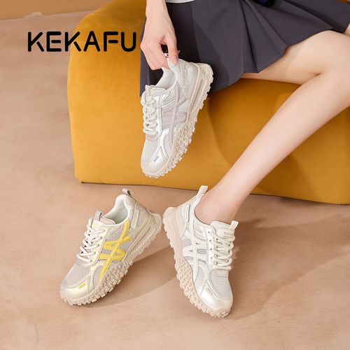 KEKAFU/珂卡芙2025夏季网面【增高4cm】舒适透气时尚女阿甘德训鞋主图
