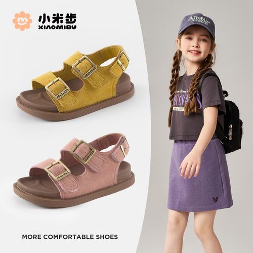 小米步【梦罗拉】2025女童凉鞋休闲鞋沙滩凉鞋百搭软底多色不累脚男主图