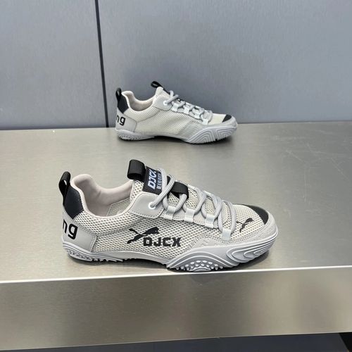 DJ68-315夏季新款韩版低帮男鞋舒适透气网面鞋时尚休闲鞋板鞋主图