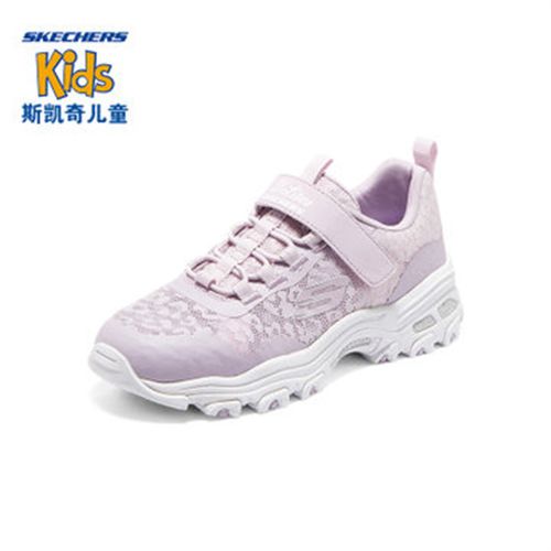 SKECHERS/斯凯奇女童单网蕾丝熊猫款老爹运动鞋24夏季新款302541主图