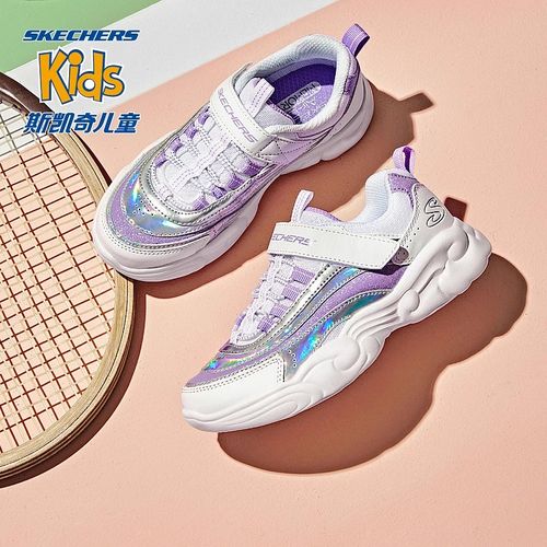SKECHERS/斯凯奇女童复古潮流老爹运动鞋轻盈软底春302576 319010主图