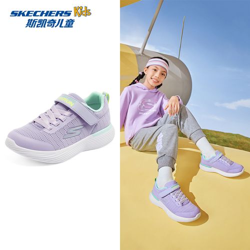 Skechers斯凯奇童鞋夏季女大童魔术贴防滑透气儿童运动鞋302427L主图