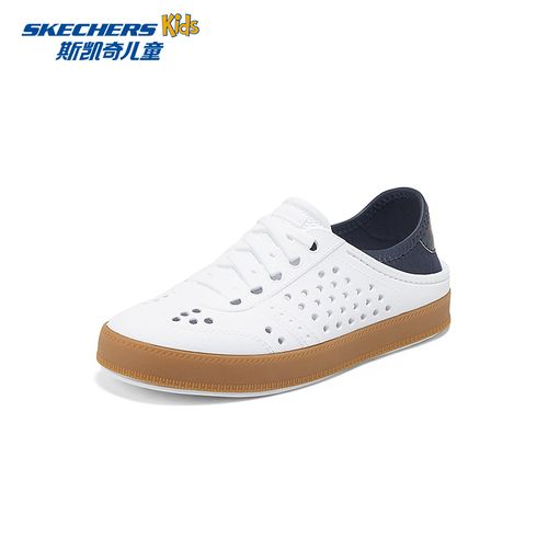 Skechers斯凯奇儿童凉鞋夏季一脚蹬轻便舒适洞洞鞋男童防滑沙滩鞋主图