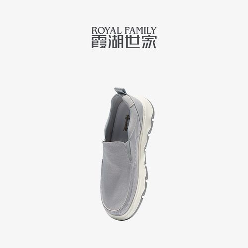 霞湖世家2025新款夏季布鞋男防滑一脚蹬休闲鞋透气夏天软底男鞋子主图