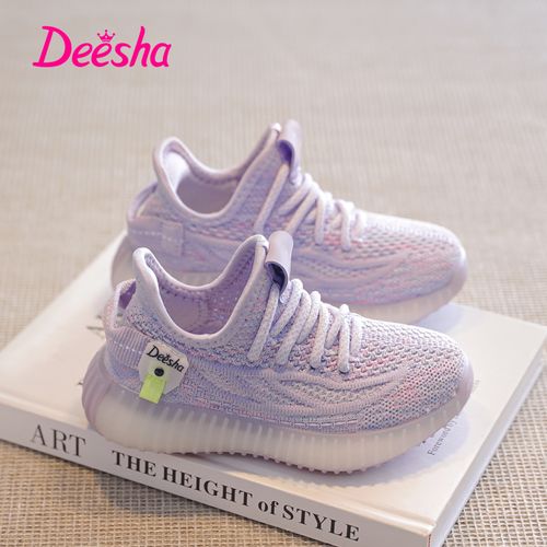 DEESHA/笛莎儿童椰子鞋女童鞋2025新款春夏透气运动鞋A001主图