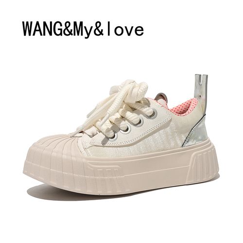 【WANG&My& love●饼干】增高百搭设计师款女士休闲鞋 2651主图