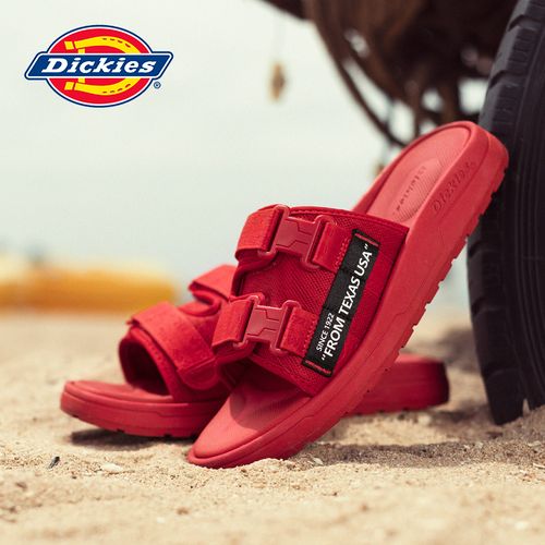 Dickies户外沙滩凉拖鞋2025夏季新款时尚百搭外穿厚底增高情侣鞋主图