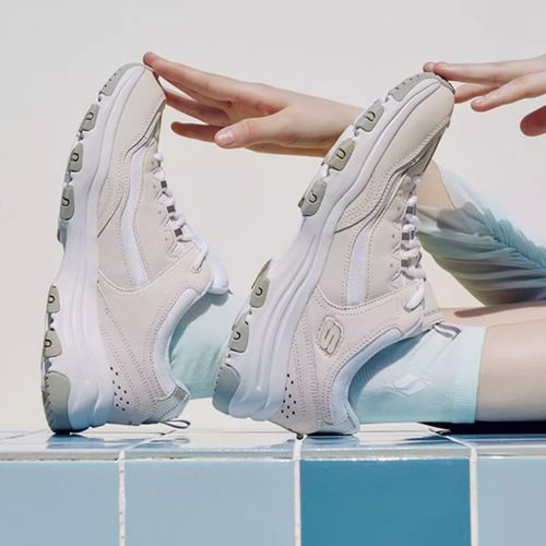 Skechers斯凯奇女子舒适经典百搭休闲鞋时尚运动熊猫鞋88888250主图