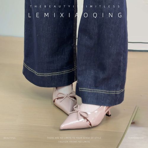 宽胖版~名媛风轻奢凉鞋女款夏季透气2025新款高级感胖脚宽脚女鞋主图