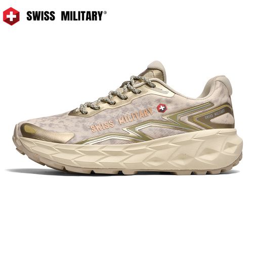SWISS MILITARY轻便时尚百搭男女同款透气网面情侣户外登山休闲鞋主图