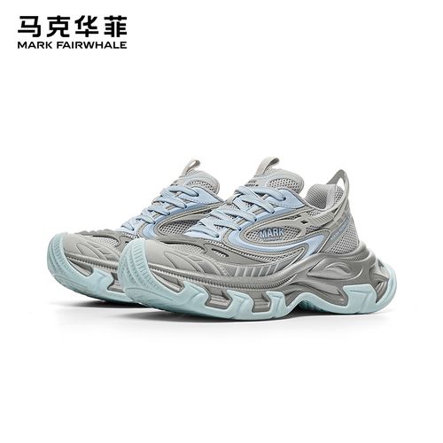 马克华菲老爹鞋2025新款男鞋猫眼鞋异瞳鞋子6cm增高复古运动鞋男主图