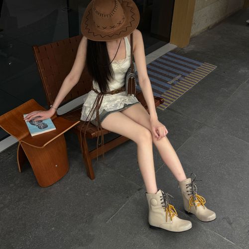 小发喵「伦敦大道时代马鞍靴｜擦色复古轻奢格调｜怀旧罗马时尚美学」主图