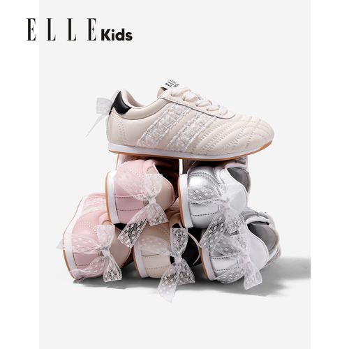 ELLE KIDS女童运动鞋2025秋季新款儿童鞋子时尚百搭小女孩德训鞋主图