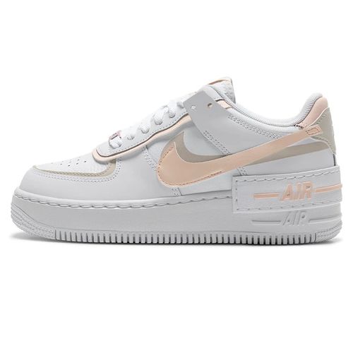 【滔搏联动】耐克女子W AF1 SHADOW蜜桃粉运动休闲鞋CI0919-121主图