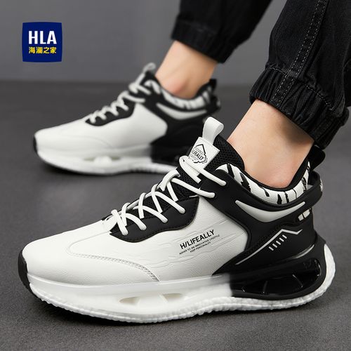 HLA/海澜之家秋冬新款百搭男鞋户外时尚百搭男士厚底耐磨潮鞋子主图