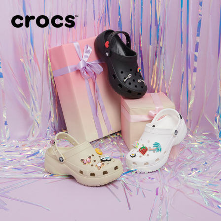 Crocs卡骆驰厚底云朵洞洞鞋女鞋
