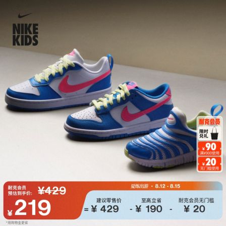 Nike官方COURT BOROUGH LOW RECRAFT耐克酷菠萝大童运动鞋IH0644