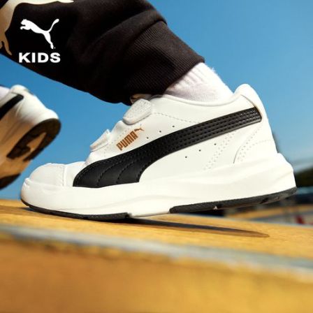 【PUMA】彪马低帮运动鞋男女童魔术贴大童休闲童鞋389145