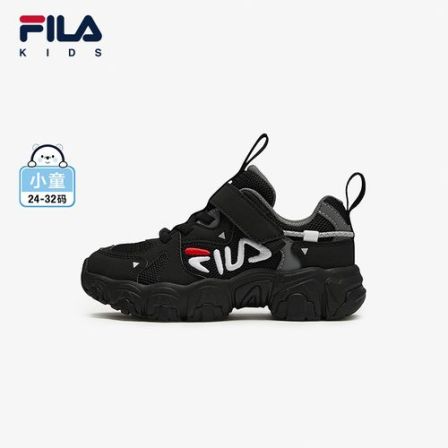 【斐乐猫爪Q3】2025年秋季新款小童运动复古跑鞋K54B431101