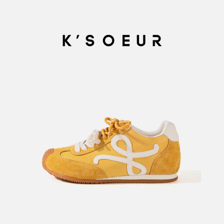 K姐 隐形增高6cm 小歪头德训鞋 舒适百搭增高显腿长休闲鞋