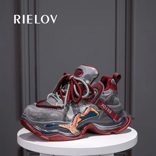 一号店 RIELOV增高7cm时尚潮流百搭女士休闲鞋 25-990主图