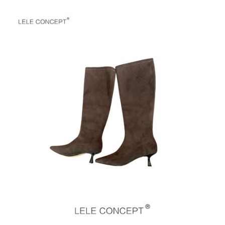 LELE CONCEPT丨「丽」时装复古港风气质款女人味长靴UX25C0021W