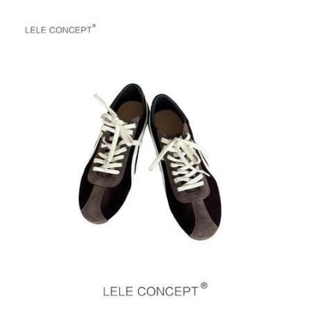LELE CONCEPT丨都市轻奢休闲百搭款丝绒休闲鞋UX25C0008W