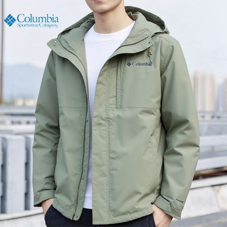Columbia哥伦比亚户外男女防风冲锋衣官网旅行夹克连帽外套XE5743