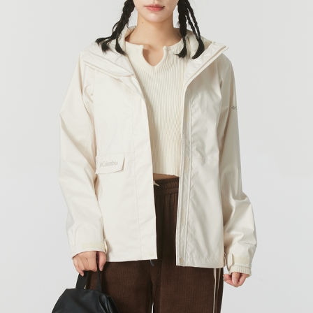 哥伦比亚官方户外防风衣女装秋季新款运动服连帽夹克外套XR3937