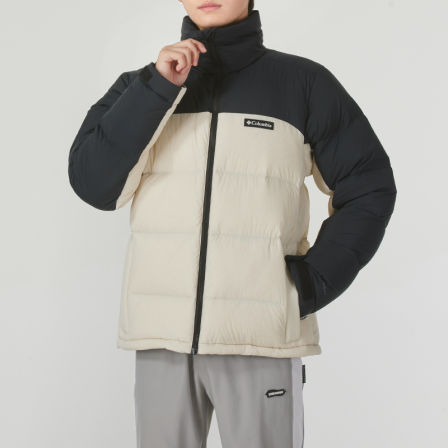 哥伦比亚官方男装秋季新款拼接保暖羽绒服户外运动服外套WE9590