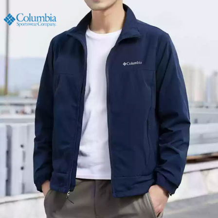 Columbia哥伦比亚户外夹克秋季新款拒水运动软壳衣休闲外套WE5801