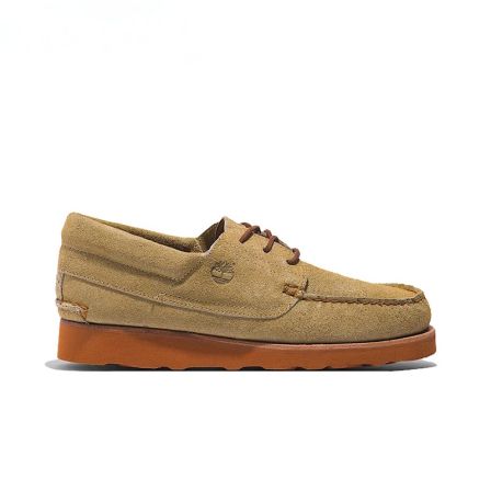 25秋冬款Timberland添柏岚户外男士Vibram牛皮休闲三眼船鞋A2A11