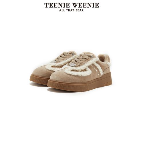TeenieWeenie小熊女板鞋24加绒保暖德训鞋休闲运动鞋TTAP24FV01B主图