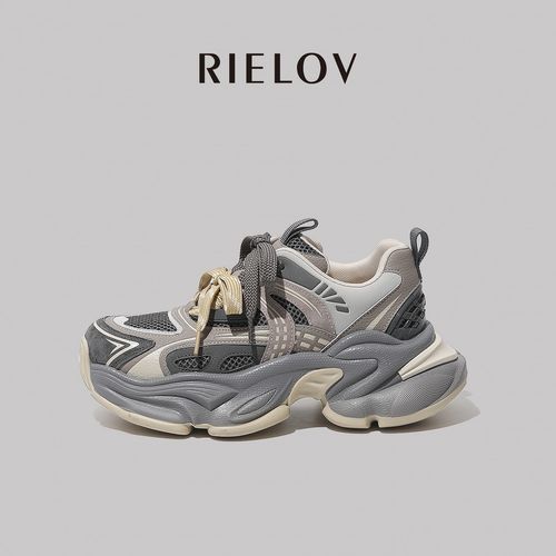 一号店●RIELOV增高6cm时尚潮流百搭女士休闲鞋81025-5主图