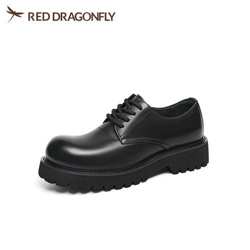 红蜻蜓男士皮鞋2026冬季新款男大头增高德比鞋商务正装皮鞋男结婚主图