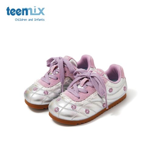 Teenmix/天美意秋季新款休闲风女童板鞋公主风轻便透气淑女洋气主图