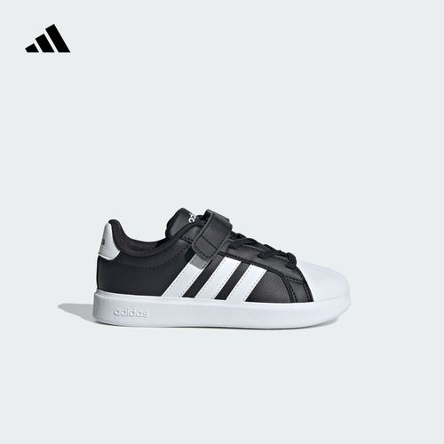 adidas阿迪达斯官方男女小童魔术贴休闲运动鞋STREETTALK JQ8593主图