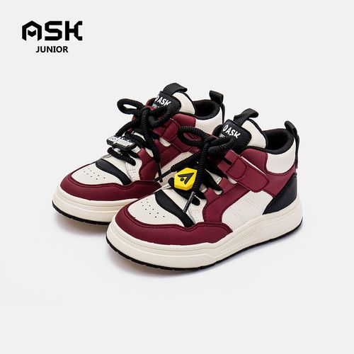 ASK品牌儿童春秋季网面透气休闲运动鞋新款老爹鞋防滑鞋AXS24C013主图