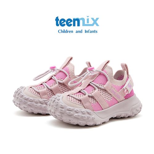 Teemix/天美意童鞋女童飞织中大童轻便春季透气男童儿童运动鞋主图
