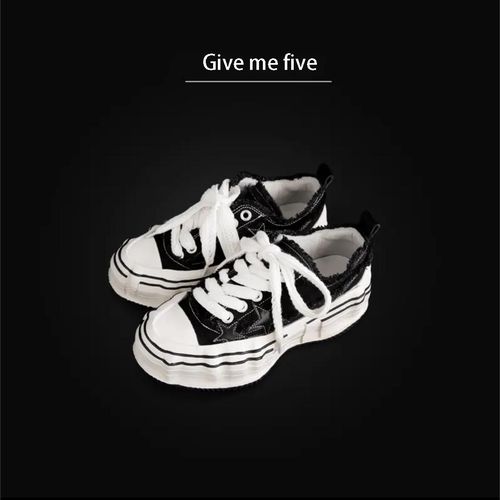 give me five2025爆款887-1时尚百搭潮流厚底鞋韩版网红休闲板鞋主图