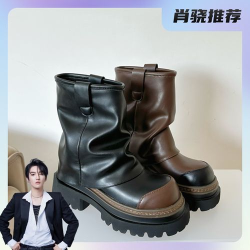 OH 设计师款时尚百搭短靴2025新款靴子 OH5182主图